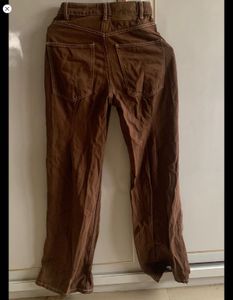 Brown Wide Leg Jeans