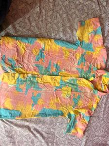 Vibrant Tie-Dye Short Sleeve Shirt