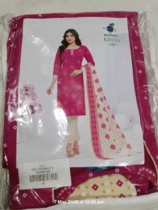 Elegant Pink Printed Kurta Set