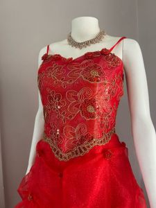 NO DISCOUNT ❌Red Embellished Gown