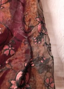 Floral Maroon Dress