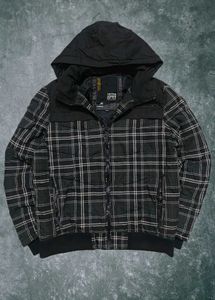 Jack & Jones 2010s  Plaid Hooded Jacket