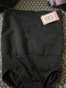Black Shaping High-Waist Briefs