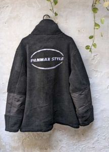 panmax paris Stylish Black Fleece Jacket