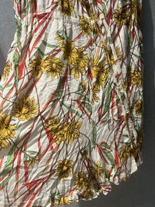 Zara Floral Print Mini jumpsuit