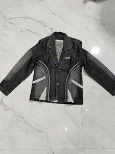 Stylish Men's Denim Blazer
