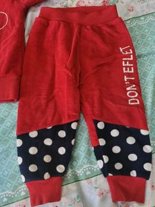 Red Minnie Mouse Tracksuit