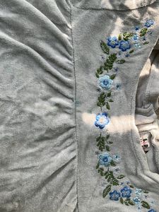 Girl Kid Dress- Grey- Soft Cotton Dress