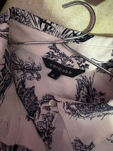 Chic Printed Long Sleeve Shirt