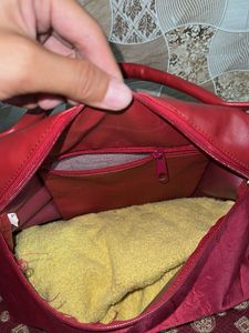 Chic Red Handbag