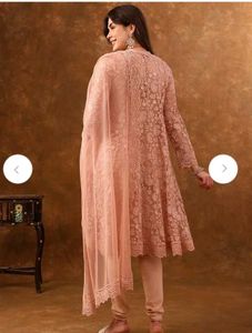 Anarkali Floral Embroidered Kurta Set