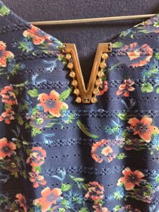 Sleeve Less Navy Blue Dress