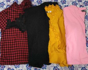 Bundle of 4 Stylish Tops for women