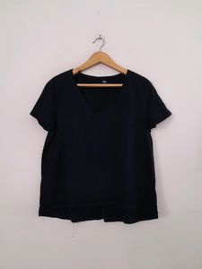 Navy Blue Casual T-Shirt (Women's)