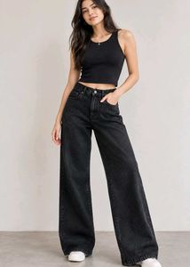 Classic Dark Wash Denim Jeans