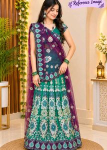 Embroidered Lehenga Saree