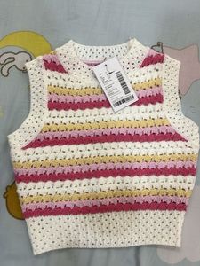 Striped Knit Vest - Trendy &amp; Chic