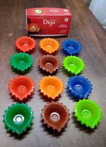 Silicone Diya - 12 Pcs Set