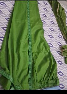 Green Embroidered Suit