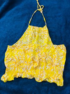 FREE DELIVERY!!!!!!! Yellow tie up top