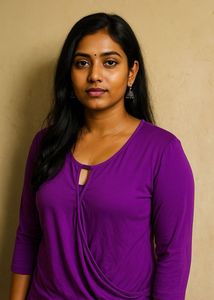 Elegant Purple Wrap Top