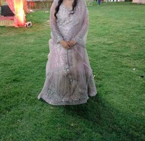 Beautiful Gown With Heavy Dupatta