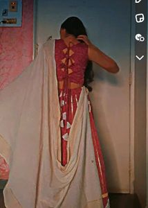 Navratri pink ghagra choli