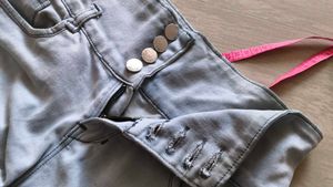 Light Wash High Waisted Denim Shorts