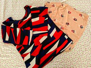 Stylish Abstract Print Co-ord Set