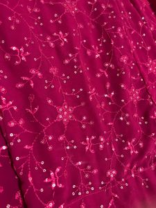 Stunning Magenta Embroidered Lehenga Choli