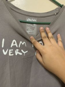 Graphic Print T-Shirt - "I Will Cause A Scene"
