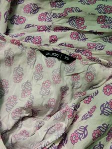 Zudio Boho Floral Print Button-Down Dress