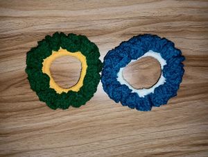 Handmade Scrunchies Set