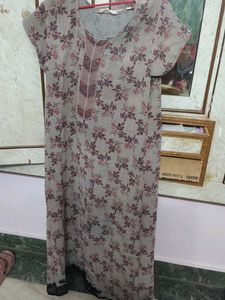 used Floral Print Nightgown