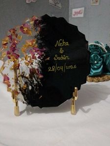 Customized resin couple name plate