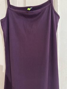 Purple Midi Dress