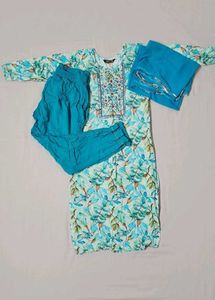 Leaf Print Suit Set