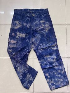 Tie-Dye Cargo Jeans