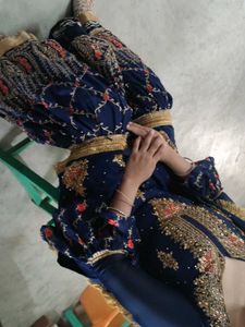 Beautiful Navy Blue Lehenga Choli