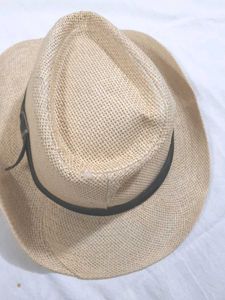 Jute Fedora Hat