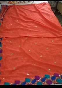 New Designer Saree No Blouse