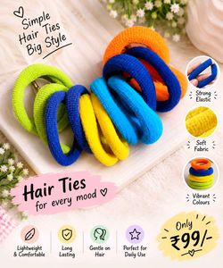 Vibrant Hair Ties for Women