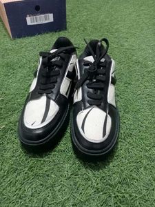 Stylish Black & White Sneakers