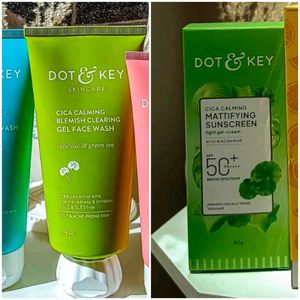 Dot & Key Cica Calming Face Wash & Sunscreen