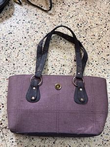 Stylish Purple Tote Handbag