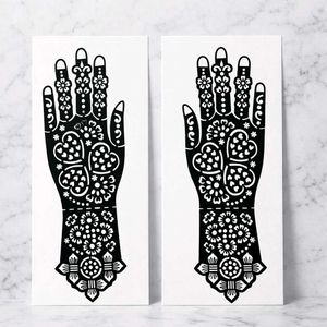 Henna Tattoo Stencils - Pack of 5