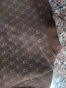 Stylish Brown Designer Print Jacket
