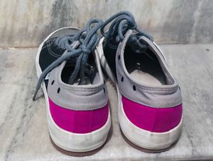 Stylish Grey &amp; Black Sneakers