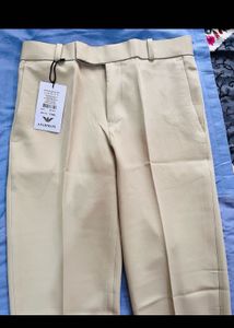 Cream Armani Trousers newwdt tag