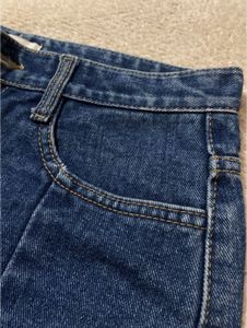 Distressed Denim Mini Skirt